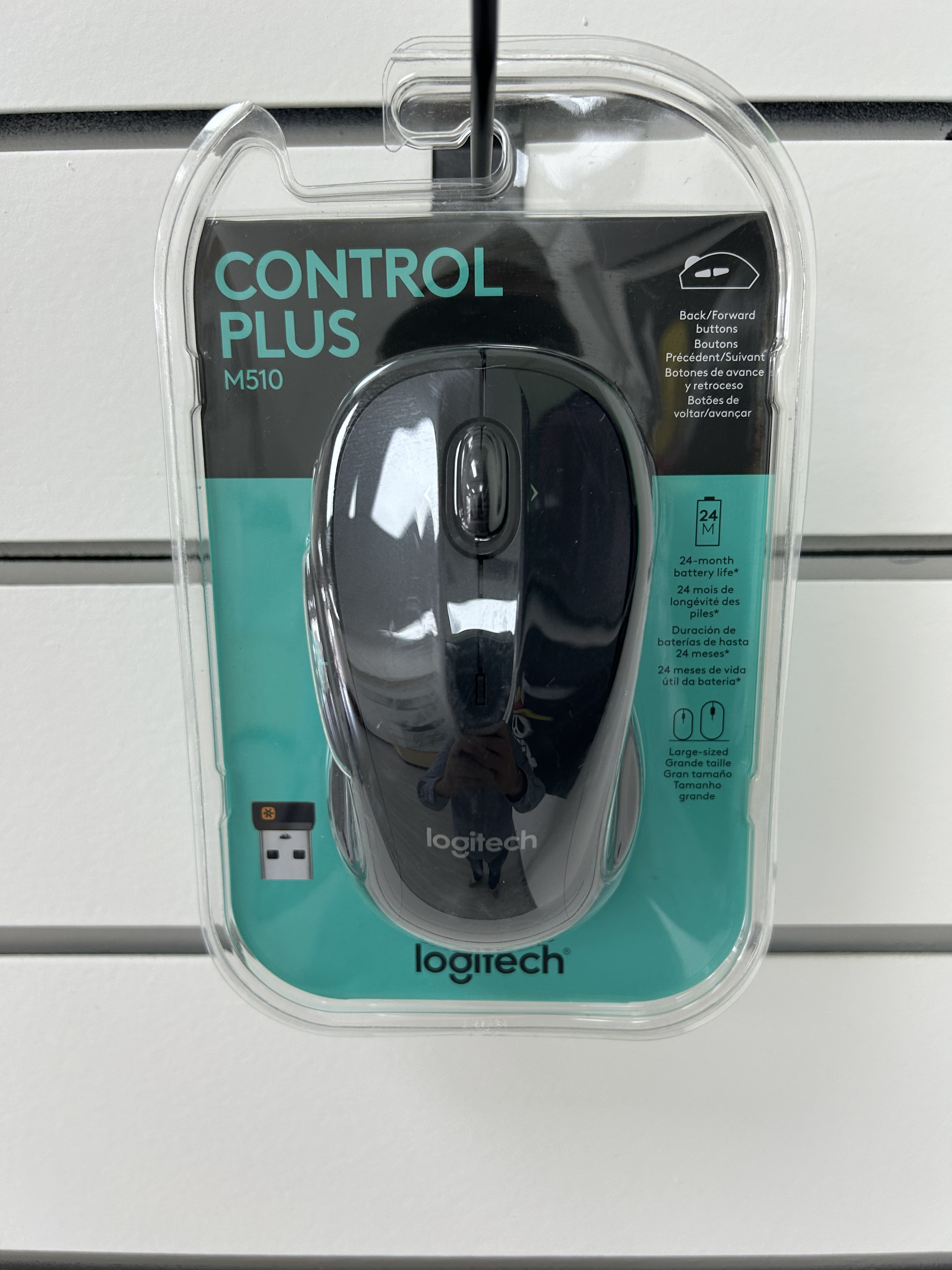 Logitech M510 Control Plus Wireless Mouse